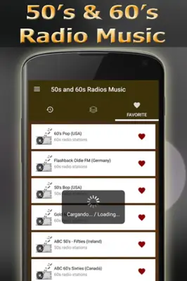 Radio Musica de los Sesentas 60s android App screenshot 1