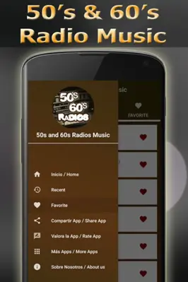 Radio Musica de los Sesentas 60s android App screenshot 3